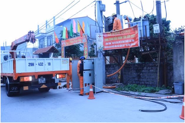 EVN HANOI phan dau hoan thanh ke hoach SXKD ngay tu nhung ngay dau 2021