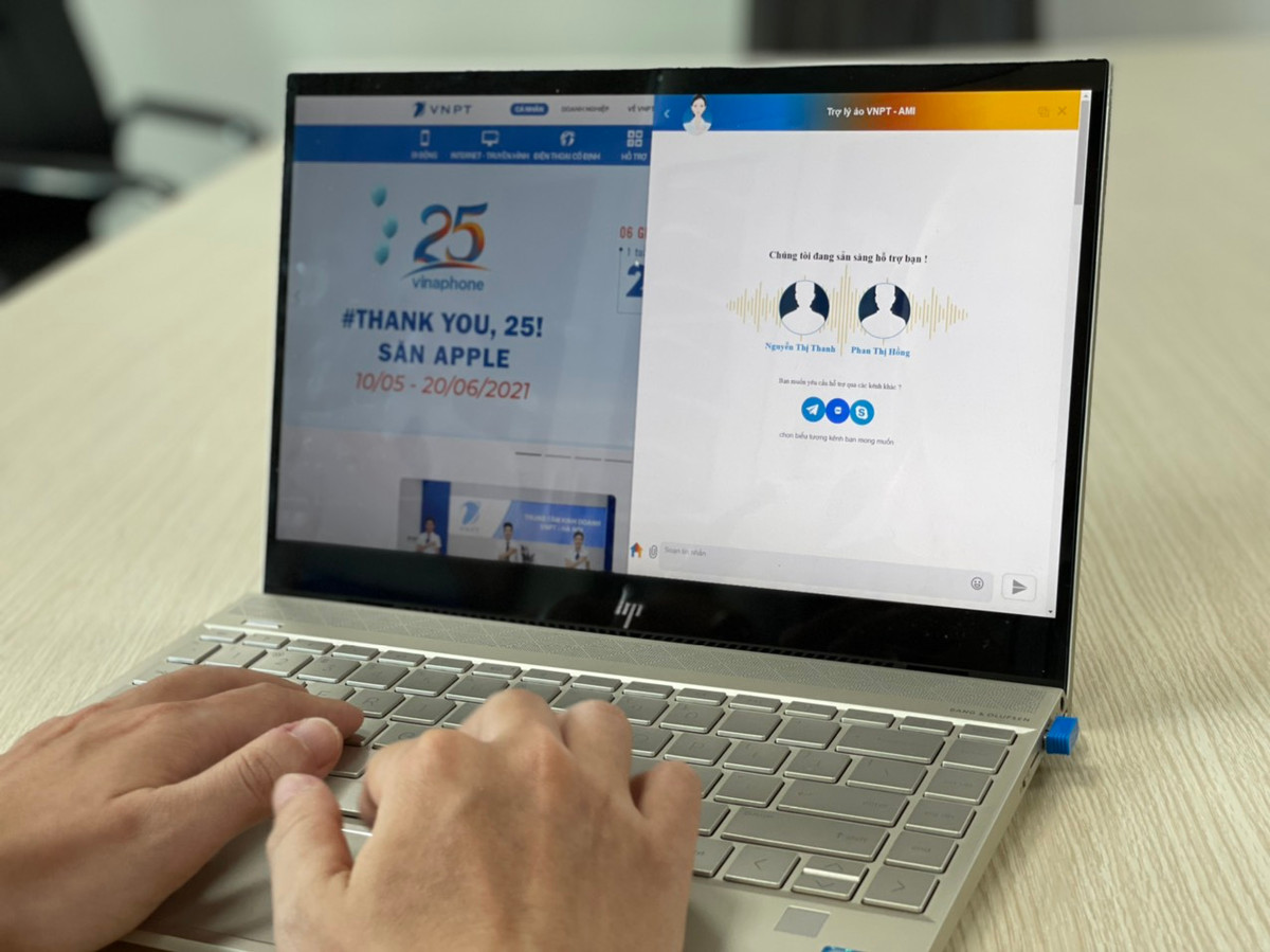 Trai nghiem “1 cham” voi tro ly ao AMI cua VNPT