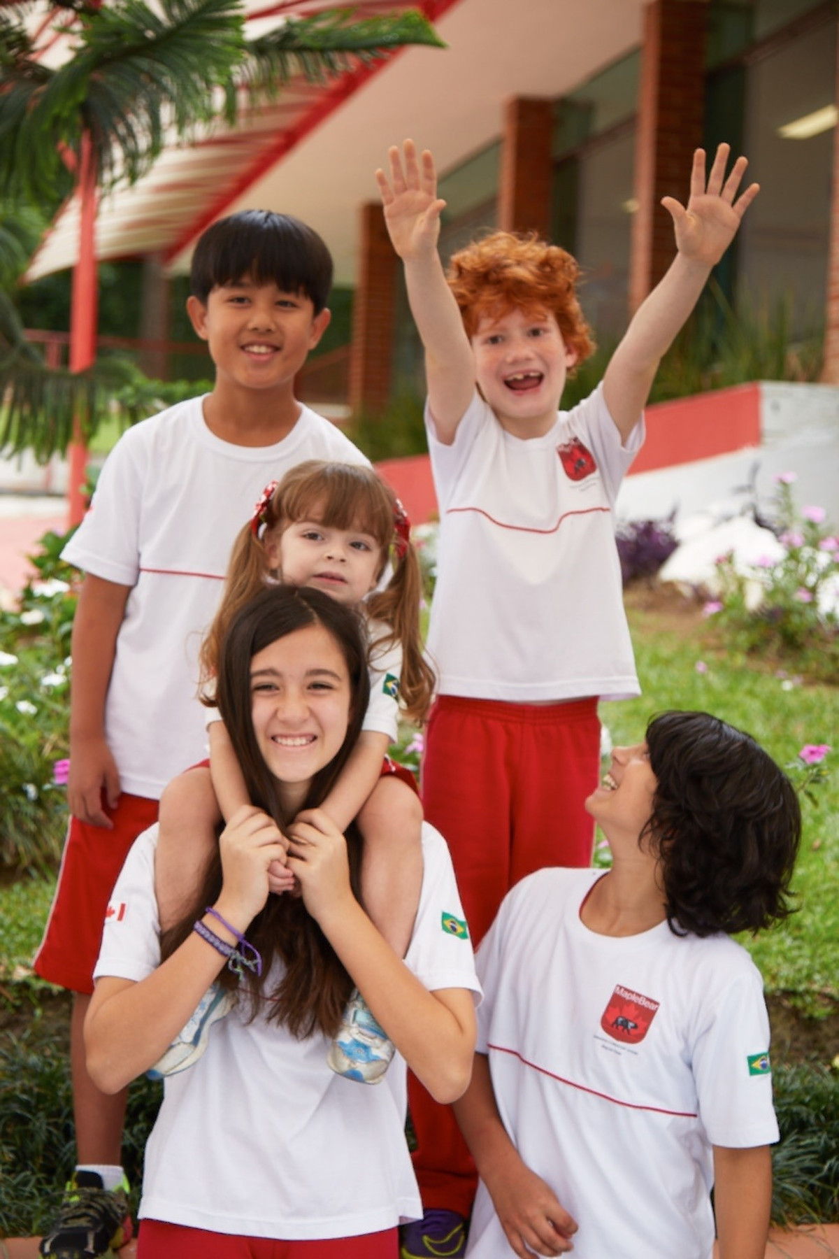 Nam hoc dau tien cua truong THCS Sao Anh Duong Maple Bear Canada (Sunshine Maple Bear) khoi dau nam hoc ket noi