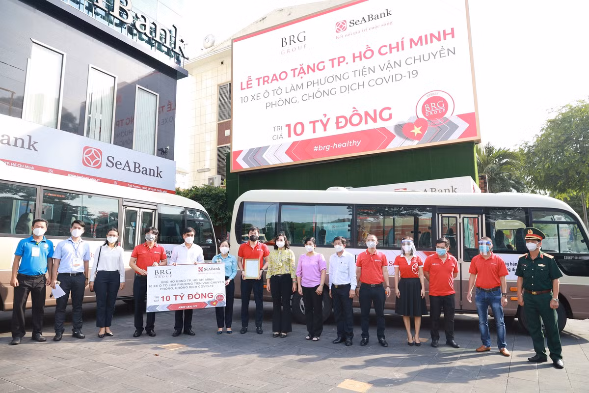 Tap doan BRG cung Ngan hang SeABank chung tay ho tro TP. Ho Chi Minh