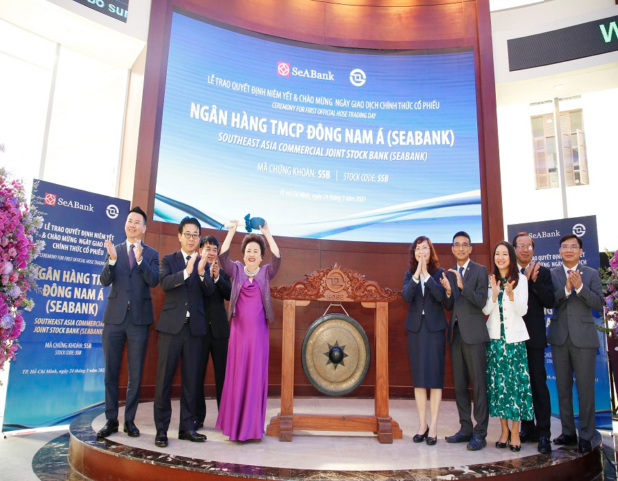 Hon 1,2 ty CP SeABank chinh thuc giao dich tren san chung khoan