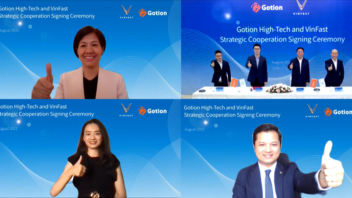 VinFast hop tac voi Gotion High-Tech san xuat pin cho xe dien