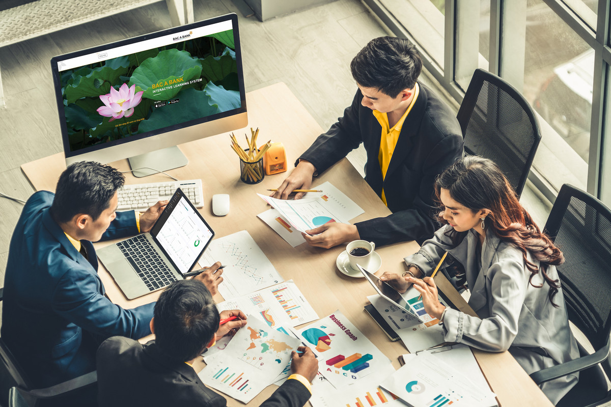 BAC A BANK ap dung he thong dao tao va hoc tap truc tuyen