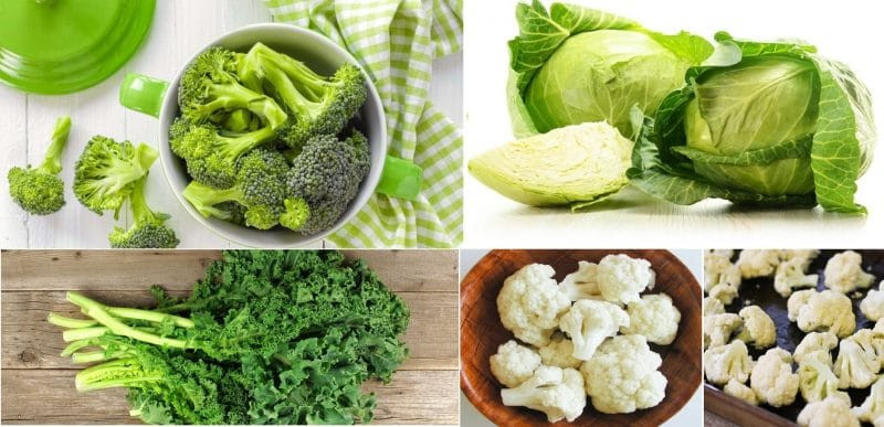 Một số loại rau như súp lơ, bông cải xanh, cải xoăn, cải brussels và bắp cải chứa hàng loạt vitamin và khoáng chất hỗ trợ giảm mỡ mặt một cách an toàn và hiệu quả. Ảnh: saigonanimal.