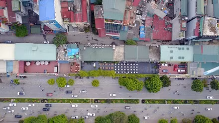 Phần lớn diện tích của dự án được xây dựng các công trình kiên cố từ 2 đến 3 tầng.