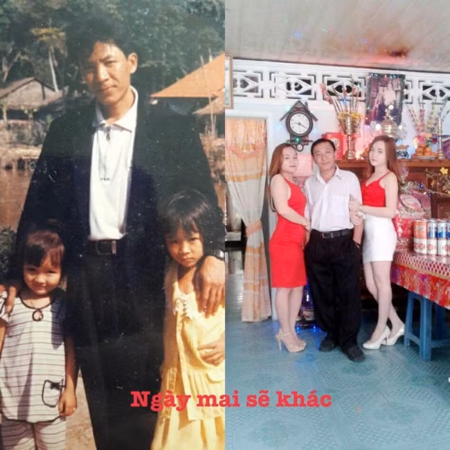 Hai con gái rượu của bố đã lớn xinh như thế này rồi đây, "nhà lầu biệt thự con rể ở -- tiền gửi ngân hàng cháu ngoại tiêu"...