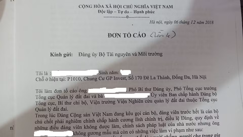 Bo TNMT: Pho Tong cuc truong bi vo to cao ngoai tinh voi nu Vien truong-Hinh-4