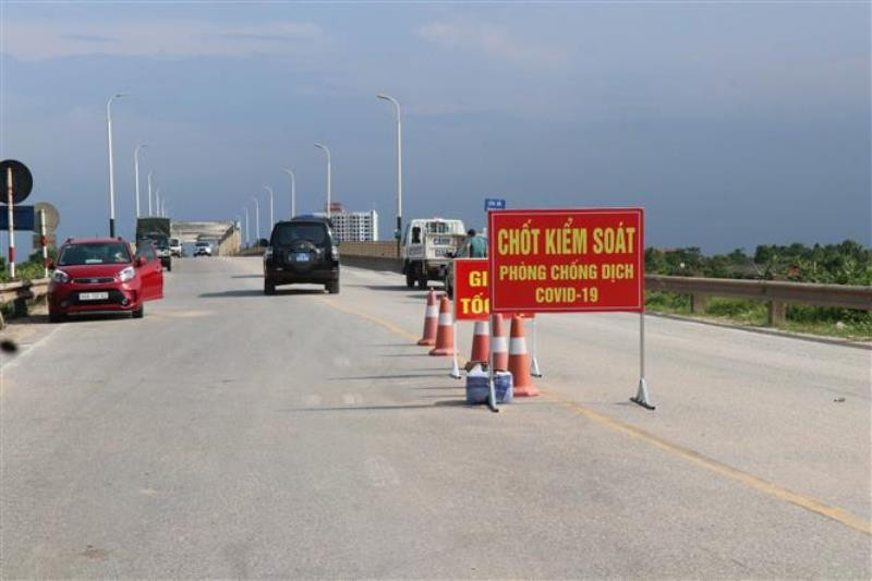 Bac Giang dung hoat dong cac chot kiem soat phong chong dich COVID-19
