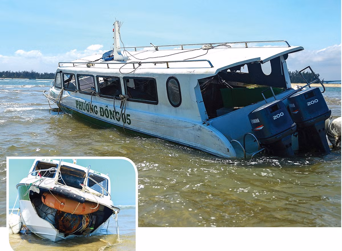 Ông Hà cho rằng, đây là tiêu chuẩn kỹ thuật do Tổ chức hàng hải quốc tế quy định với tàu khách cao tốc. Tổ chức Hàng hải quốc tế đã nghiên cứu và ban hành Bộ luật quốc tế về an toàn tàu cao tốc năm 1994 và năm 2000. Theo đó, họ đánh giá tất cả rủi ro trong hoạt động của tàu đến mức chấp nhận được. “Chúng ta không thể nói cảm tính là nếu mui hở, hành khách sẽ dễ thoát. Đây là tai nạn đáng tiếc. Nếu mui hở, vận hành tàu bình thường đã tiềm ẩn rủi ro gây mất an toàn cho tàu và khách”, ông Hà nói. (Ảnh: Báo Giao thông) 