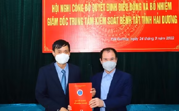 Hai Duong co tan Giam doc CDC sau vu mua kit test Viet A