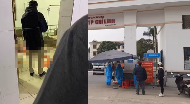 Hai Duong: Me sat hai con roi tu tu tai Trung tam y te Chi Linh