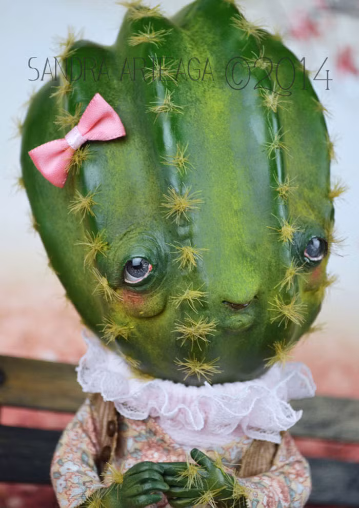 Sinh vật ngoài hành tin có vẻ ngoài ấn tượng giống hệt cây xương rồng. (Nguồn Bored Panda)