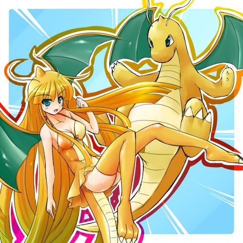 Pokemon Dragonite, một Pokemon hệ rồng sở hữu sức chiến đấu cực mạnh, quyết liệt và nóng tính. Khi hóa hình người cũng rất nóng bỏng, nhiệt tình.
