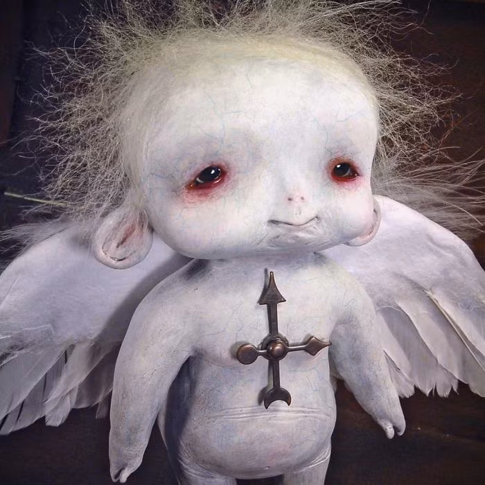 Thiên thần đếm thời gian. (Nguồn Bored Panda)