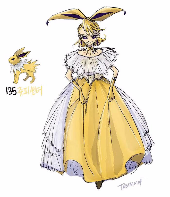 Pokemon Jolteon. (Nguồn Bored Panda)