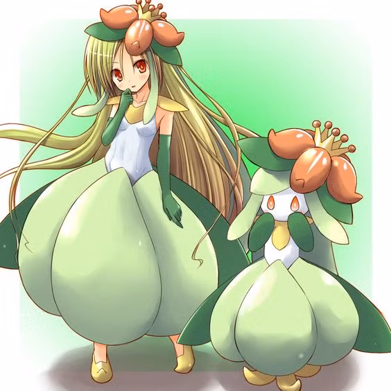 Pokemon Lilligant, một Pokemon hệ cỏ khiến người vừa gặp đã yêu khi hóa hình người.