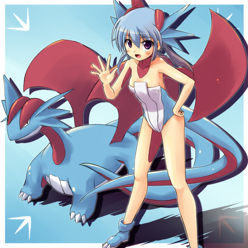 Salamence, một Pokemon hệ rồng sở hữu năng lượng cực mạnh, có thể phá hủy mọi thứ cả lúc buồn hay tức giận, vui vẻ. Tuy vậy, khi tiến hóa thành người, Salamence gây ấn tượng bởi ngoại hình dễ thương và khá vui vẻ.