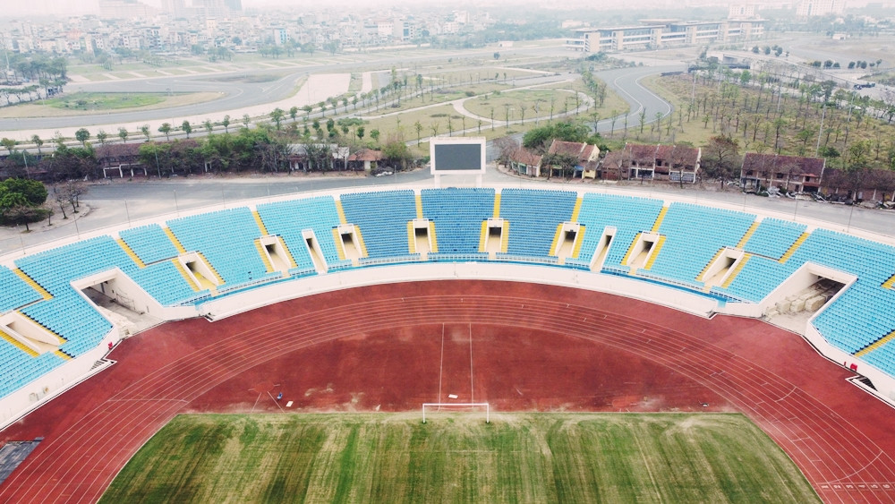 Diện mạo mới nhất của sân Mỹ Đình sau khi bị so sánh như “bãi chăn bò”.