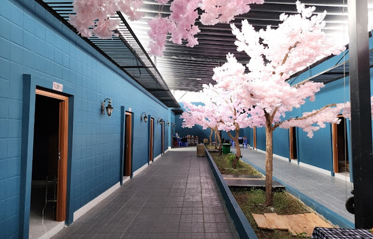 Khu phòng VIP với khoảng 40 phòng. (Ảnh: Thương Trường).