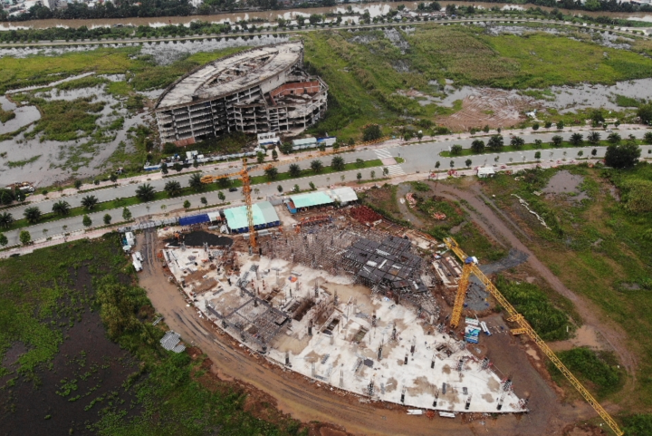 Saigon Silicon được ví như “Thung lũng Silicon” của TP.HCM, xây dựng trên diện tích 52 ha với tổng vốn đầu tư 40 triệu USD (tương đương 860 tỷ đồng, thời điểm lúc bấy giờ). (Ảnh: VTC News).