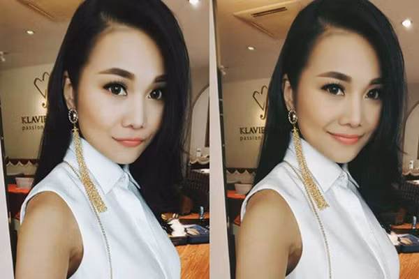 Thanh Hằng cũng là tín đồ của những mẫu khuyên tai cỡ lớn. Ảnh: giadinh.