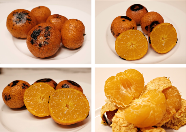 Nhờ bộ phim "khi cuộc đời cho ta quả quýt" món quýt nướng giản dị của đảo Jeju đã được nhiều người biết đến và yêu thích hơn. Nếu chưa từng thử món quýt nướng, hãy một lần tự tay chế biến và thưởng thức, có thể sẽ mê mẩn hương vị ấm áp, ngọt lành lại lạ lạ của loại quả quen thuộc này. Ảnh Internet