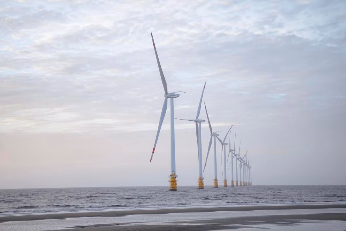 Ngoài vai trò là thiên đường du lịch, bãi biển Ba Động còn là nơi tọa lạc của Dự án Điện gió Hàn Quốc, nơi công nghệ điện gió hiện đại hòa quyện với sự thanh bình của đại dương, mang đến góc nhìn mới mẻ về sự hòa quyện giữa thiên nhiên và các giải pháp năng lượng sáng tạo. Ảnh Chuyến đi của Tali