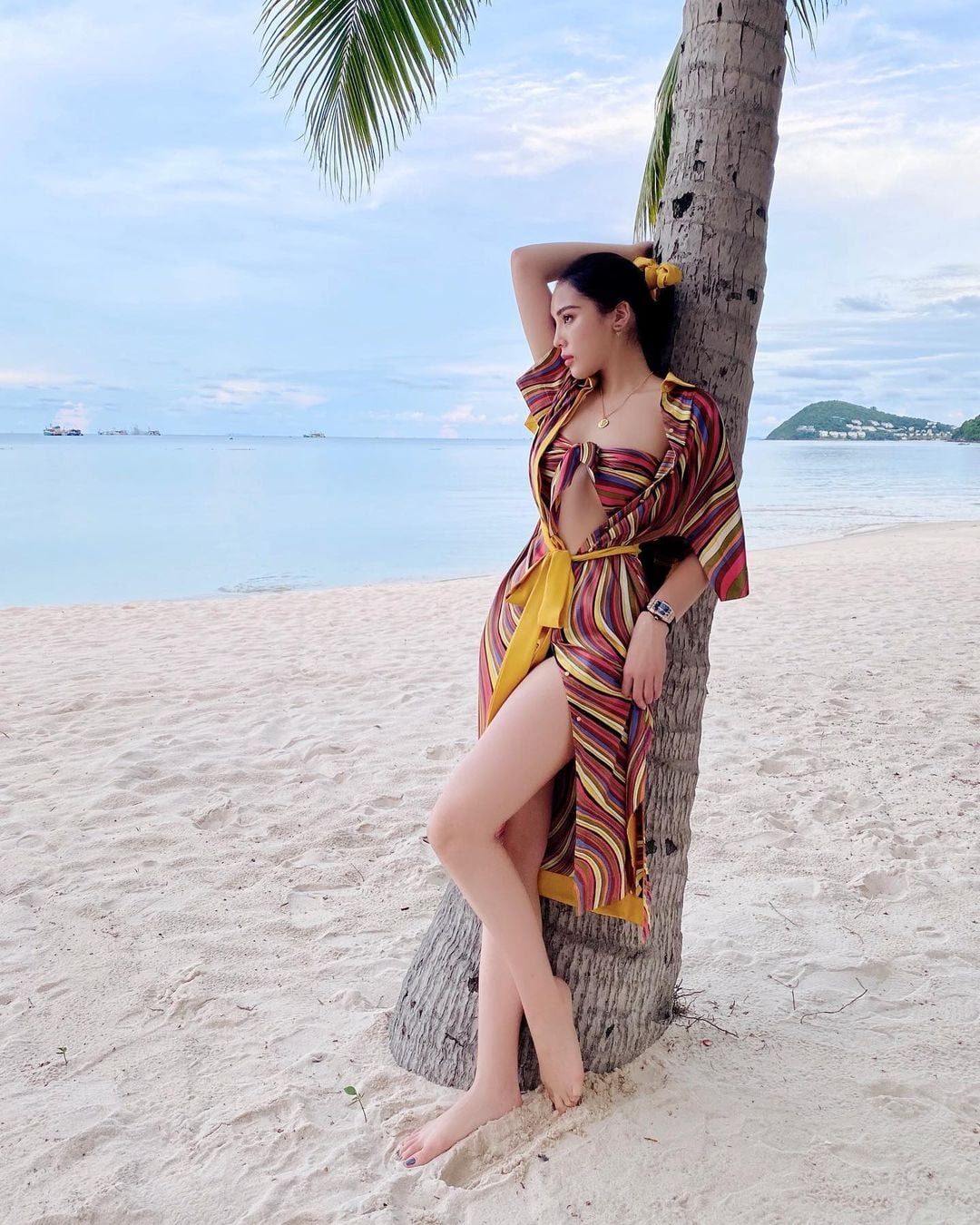 Nhan sắc của Kỳ Duyên được đánh giá phù hợp với cuộc thi Hoa hậu Hoàn vũ Việt Nam.