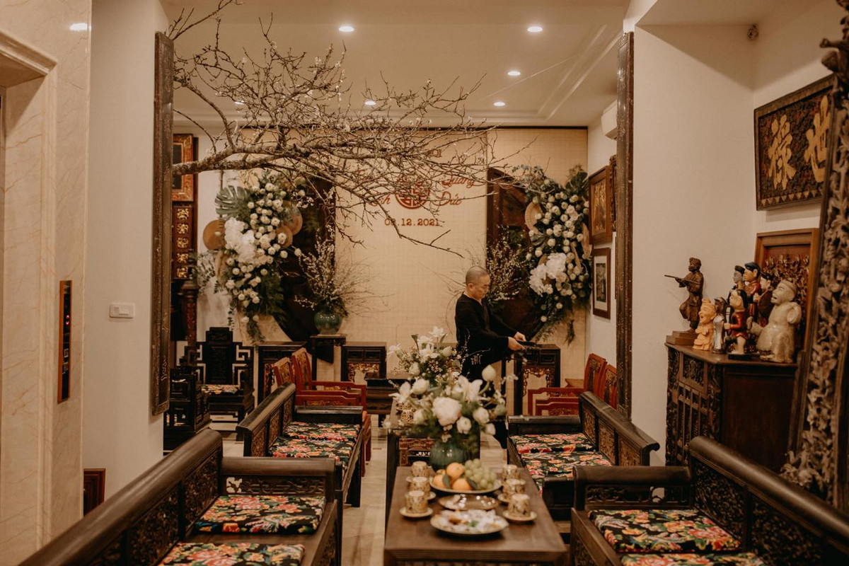 Căn nhà của Xuân Hinh được bài trí đẹp mắt, sang trọng, ấm cúng.