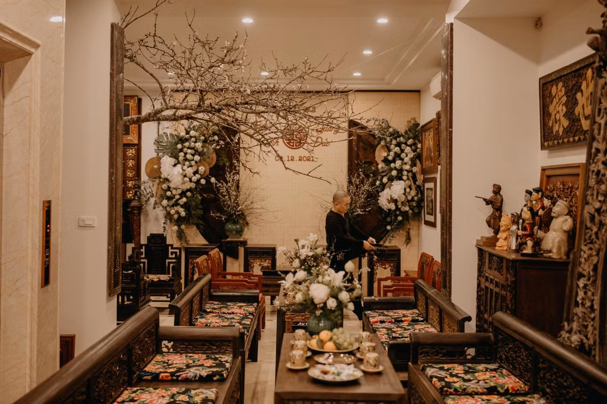 Căn nhà của Xuân Hinh được bài trí đẹp mắt, sang trọng, ấm cúng.