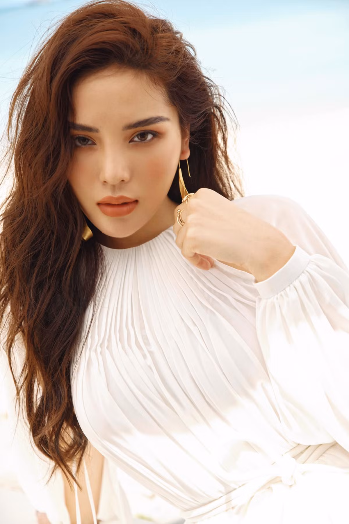 Để có được vẻ đẹp hoàn mỹ như hiện tại, Kỳ Duyên đã "tút" lại nhan sắc, đại tu vòng 1.