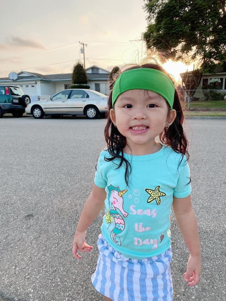 Con gái xinh xắn, đáng yêu của diễn viên Hoàng Anh và vợ cũ Quỳnh Như.