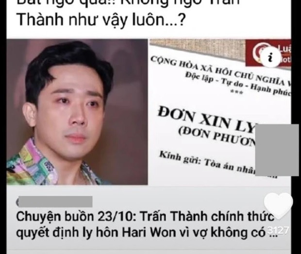 Mới nhất, nam MC bị đồn đơn phương ly hôn Hari Won. Tuy nhiên, đây chỉ là thông tin nhảm gây bức xúc.