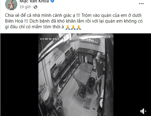 Quan an cua dien vien Mac Van Khoa bi trom dot nhap-Hinh-2