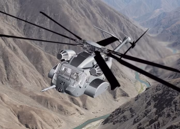 Ngoài ra, trên chiến trường, CH-53K King Stallion còn có khả năng di chuyển những khẩu pháo để đặt lên các cao điểm. Nguồn ảnh: Sikorsky.