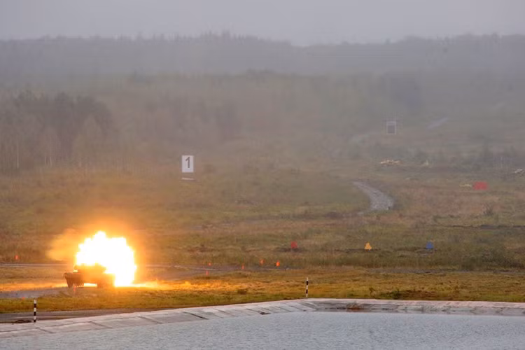 Kết hợp với khả năng cơ động là sức mạnh hỏa lực trên những chiếc T-72B3, trong ảnh là màn trình diễn hỏa lực của nó ở Ural Tank tại Nizhny Tagil. Nguồn ảnh: rg.ru.