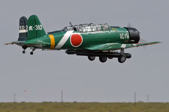 Trong trận Trân Châu cảng ngày 7/12/1941, 40 chiếc Kate trang bị ngư lôi và 103 chiếc Kate trang bị bom đã gây thiệt hại nặng cho hạm đội Thái Bình Dương của Mỹ. Nguồn ảnh: WDB.