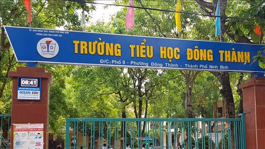 Qua công tác nghiệp vụ, Phòng Cảnh sát kinh tế, Công an tỉnh Ninh Bình đã phát hiện một số sai phạm của các bị can trên liên quan đến việc thu - chi tiền ăn bán trú, thu tiền học phí của học sinh tại trường Tiểu học Đông Thành. Trong các năm 2018 và 2019, các bị can trên đã lập 2 hệ thống chứng từ kế toán để rút khẩu phần ăn của học sinh, thu học phí sai quy định với tổng số tiền trên 530 triệu đồng.