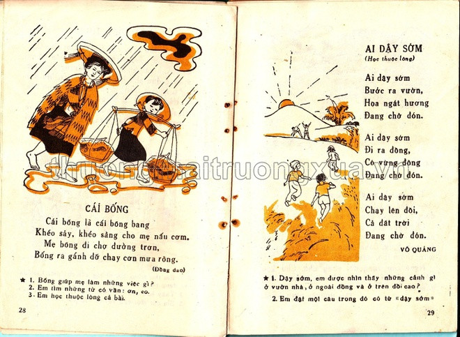Với những bài đồng dao, thơ ngắn, dễ hiểu như Cái Bống, học sinh được yêu cầu đọc thuộc lòng cả bài. 