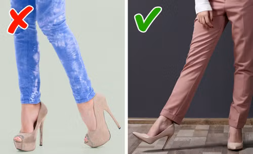 Giày cao gót là phụ kiện cực hiệu quả giúp bạn trông cao hơn. Để hack dáng tối đa, bạn cần chọn đúng kiểu dáng và màu giày.