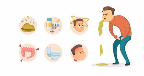 Dấu hiệu ngộ độc thực phẩm có thể gồm nôn, buồn nôn, tiêu chảy, đau bụng, đau đầu... Những triệu chứng này khiến cơ thể khó giữ thức ăn trong người. Nôn mửa và tiêu chảy khiến cơ thể mất nước và chất điện giải.