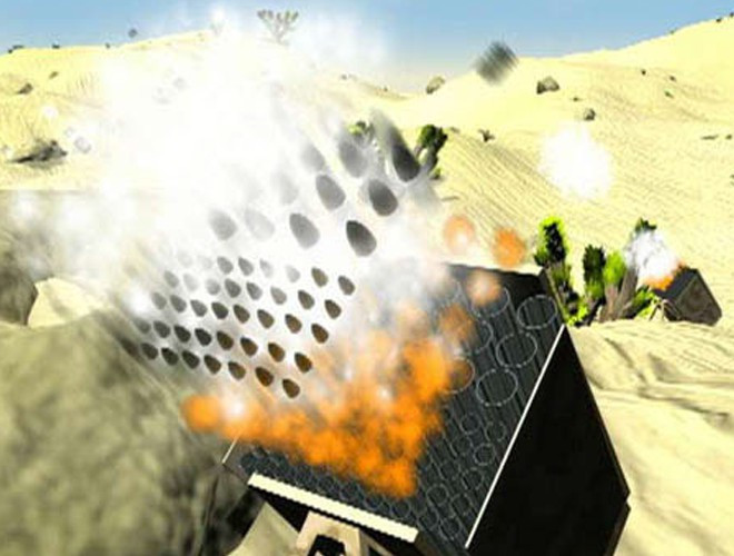 Với màn mưa đạn dầy đặc này, gần như mục tiêu sẽ không còn nguyên vẹn nếu bị súng nhắm tới