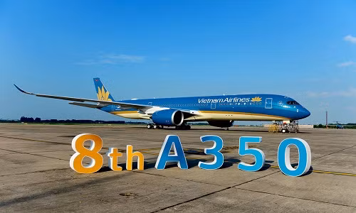 Can canh sieu may bay A350-900 thu 8 cua Vietnam Airlines