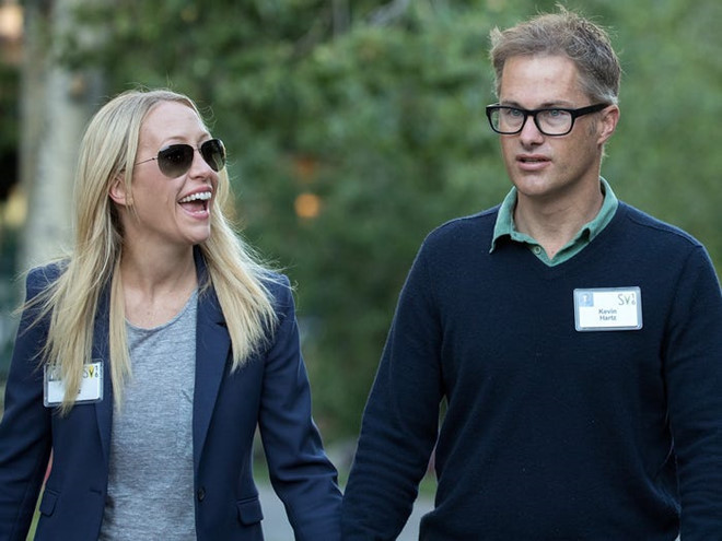 Kevin Hartz và Julia Hartz: Đôi vợ chồng lần đầu gặp nhau vào năm 2003 và kết hôn vào năm 2006. Cũng trong năm 2006, họ cùng nhau thành lập dịch vụ bán vé trực tuyến Eventbrite. Hiện Kevin Hartz là chủ tịch của công ty. Ảnh: Getty.