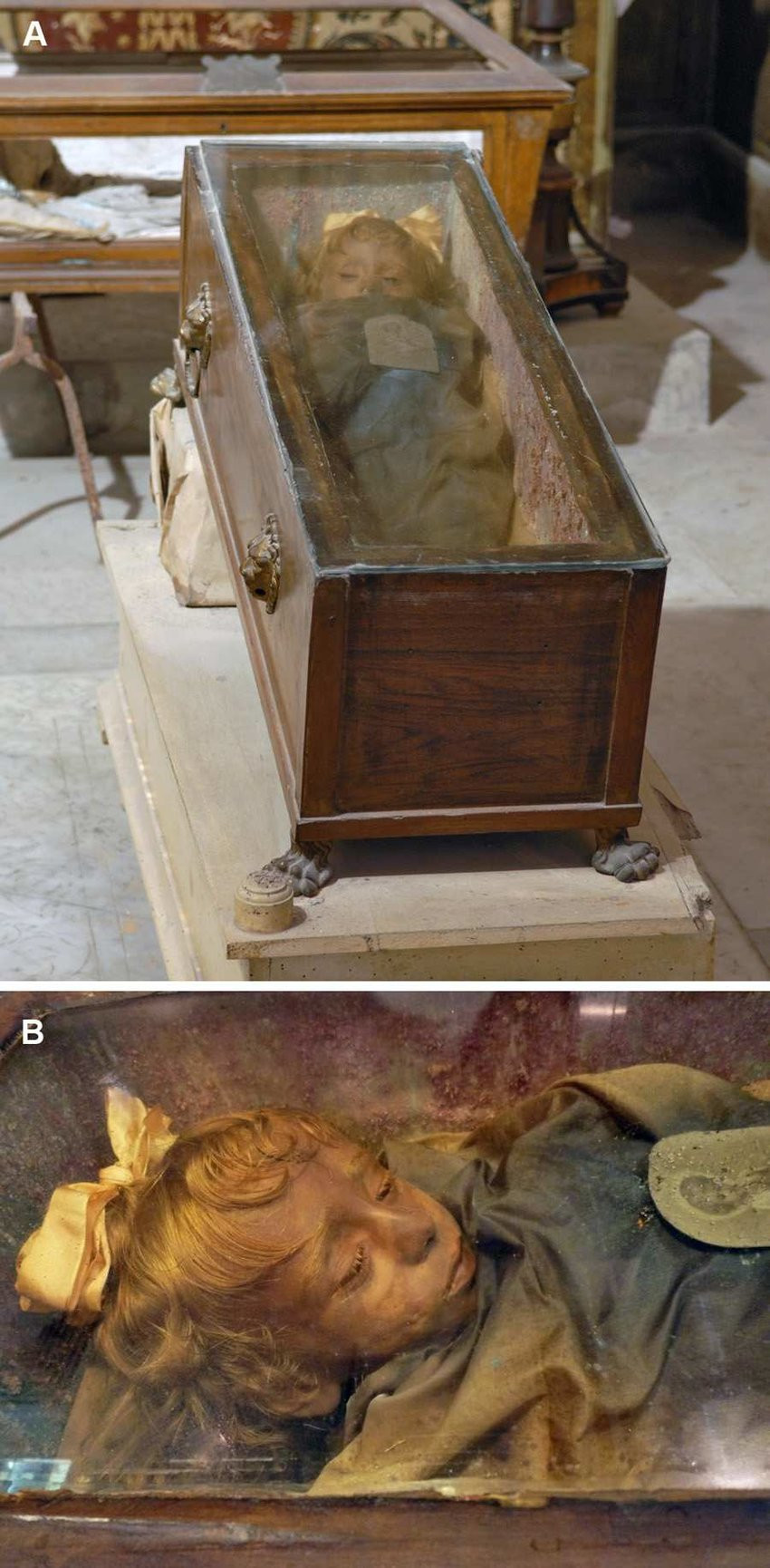 Theo đó, một số chuyên gia cho rằng sở dĩ đôi mắt của xác ướp Lombardo mở rồi lại nhắm nhiều lần trong ngày là do nhiệt độ bên trong hầm mộ có sự thay đổi giữa các khoảng thời gian trong ngày.