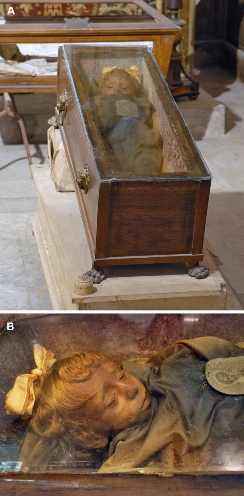 Theo đó, một số chuyên gia cho rằng sở dĩ đôi mắt của xác ướp Lombardo mở rồi lại nhắm nhiều lần trong ngày là do nhiệt độ bên trong hầm mộ có sự thay đổi giữa các khoảng thời gian trong ngày.