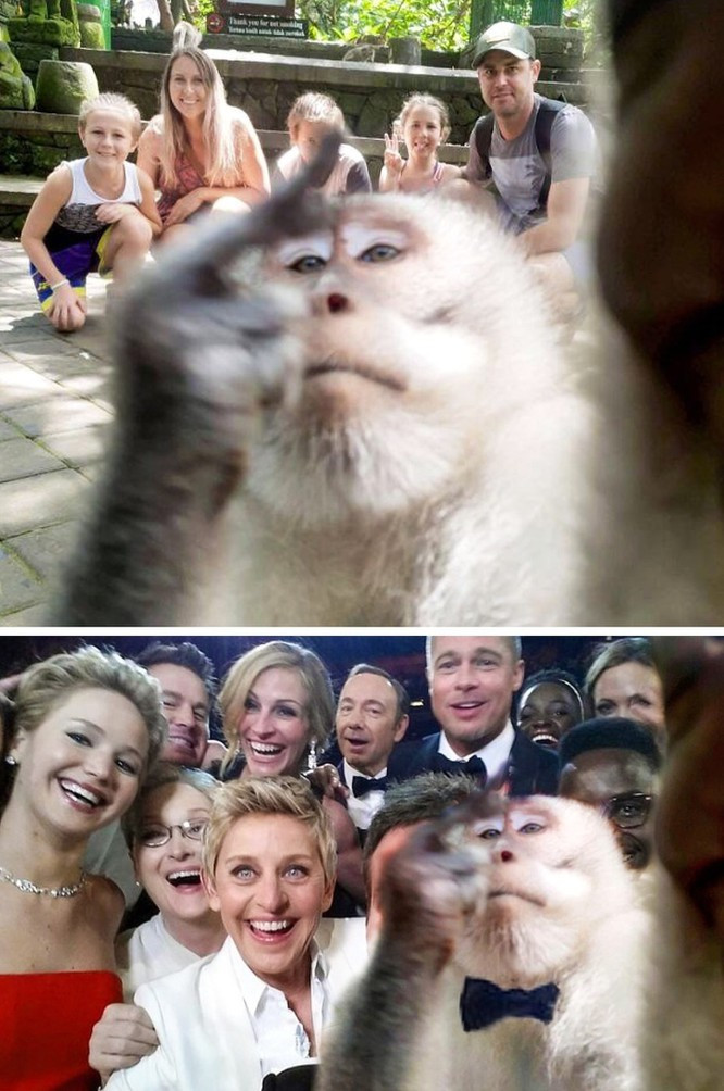 Luôn chiếm spotlight trong những bức hình selfie.