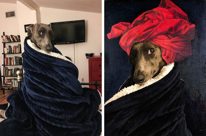 "Bản sao" bức tranh chân dung của Jan van Eyck.