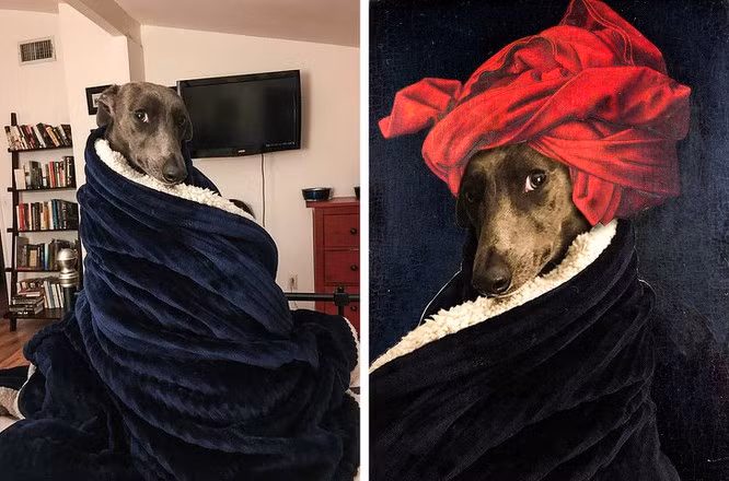 "Bản sao" bức tranh chân dung của Jan van Eyck.