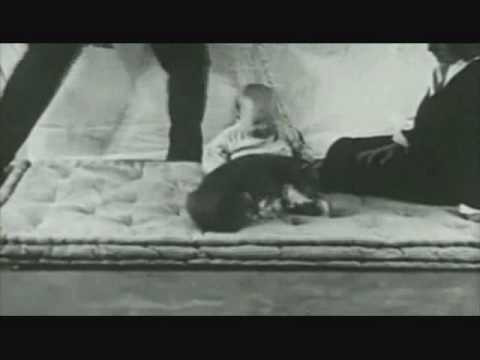 Về sau, ông Watson dùng búa đập vào thanh thép phía sau gây ra một tiếng động khiến Albert và các con vật hoảng sợ.